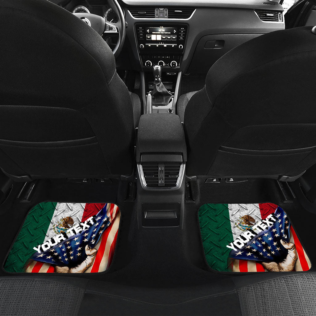 Mexico Front & Back Car Mat America Is A Part My Soul Custom