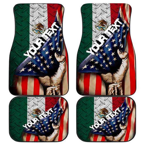 Mexico Front & Back Car Mat America Is A Part My Soul Custom