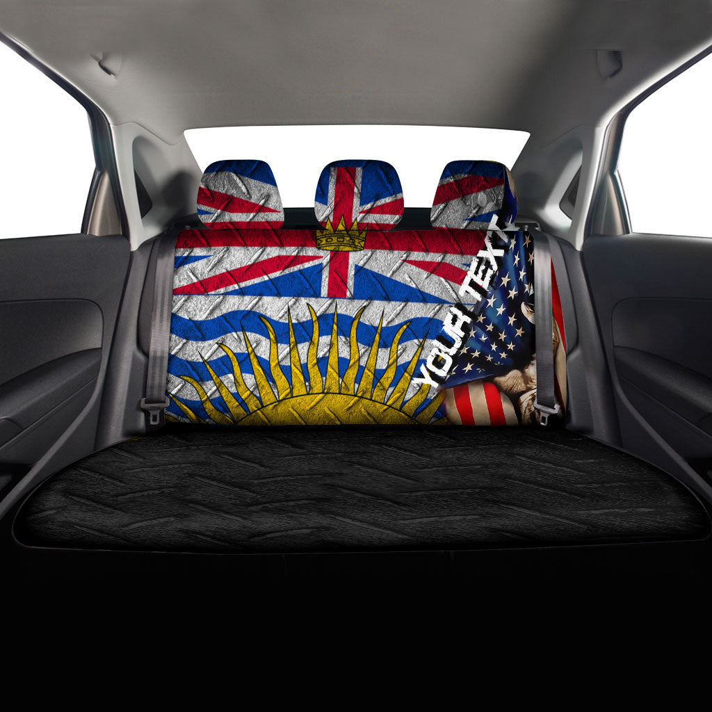 Canada Flag Of British Columbia Car Seat Covers America Is A Part My Soul Custom