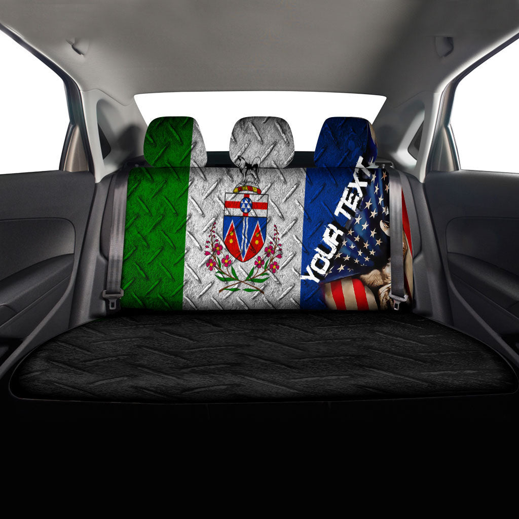 Canada Flag Of Yukon Car Seat Covers America Is A Part My Soul Custom