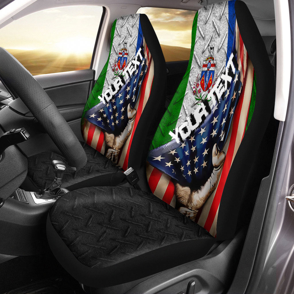 Canada Flag Of Yukon Car Seat Covers America Is A Part My Soul Custom