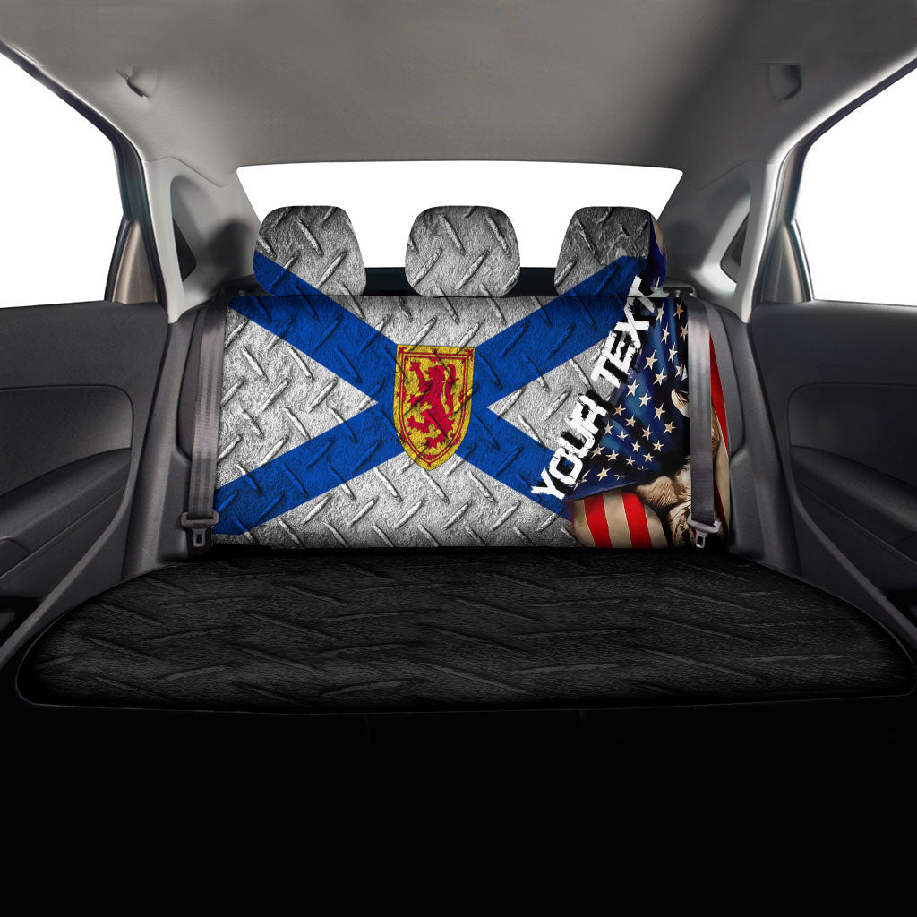 Canada Flag Of Nova Scotia Car Seat Covers America Is A Part My Soul Custom