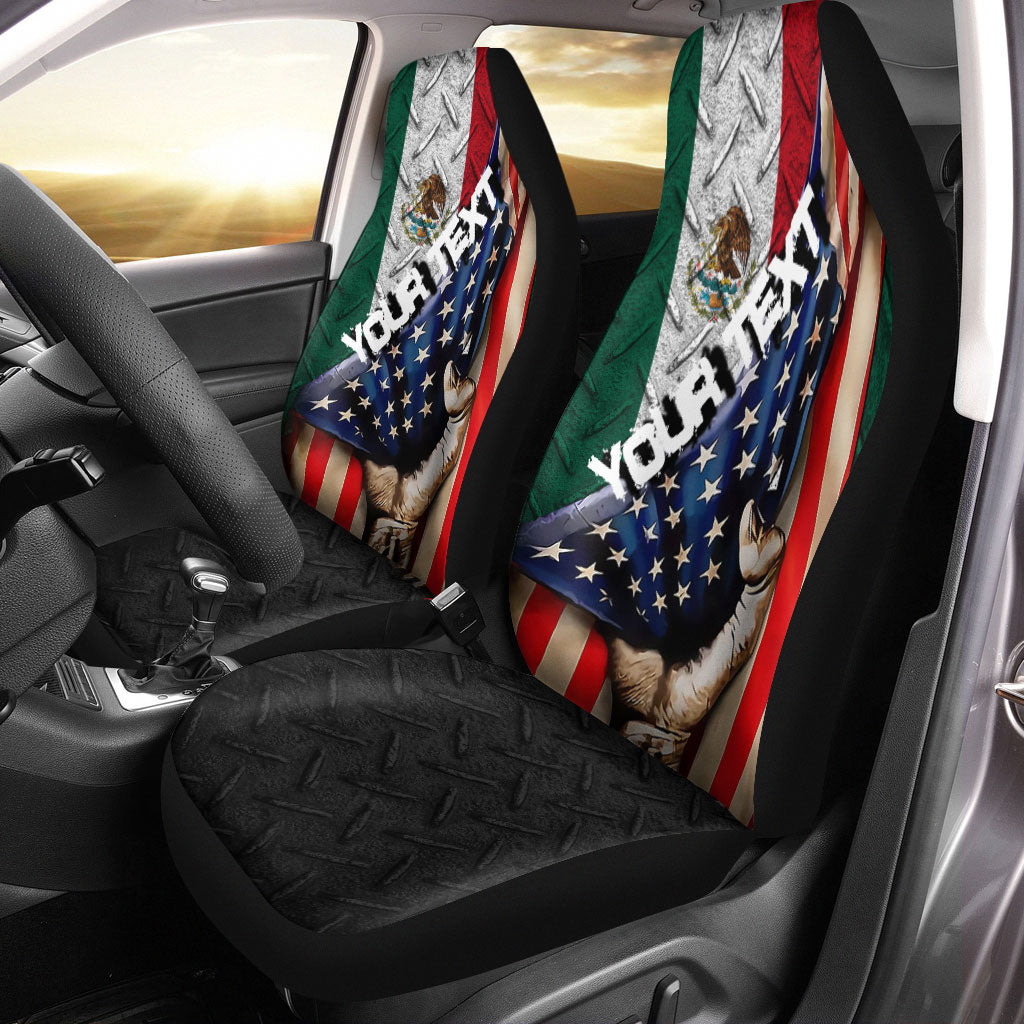 Mexico Car Seat Covers America Is A Part My Soul Custom