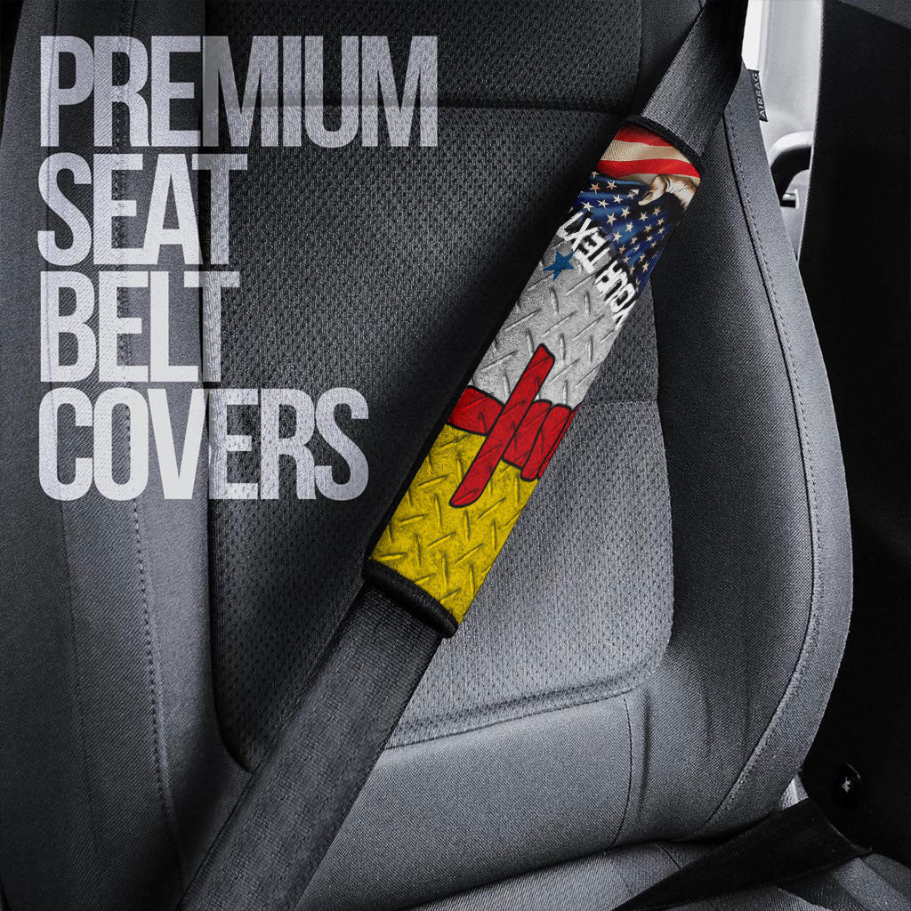 Canada Flag Of Nunavut Car Seat Belt America Is A Part My Soul Custom