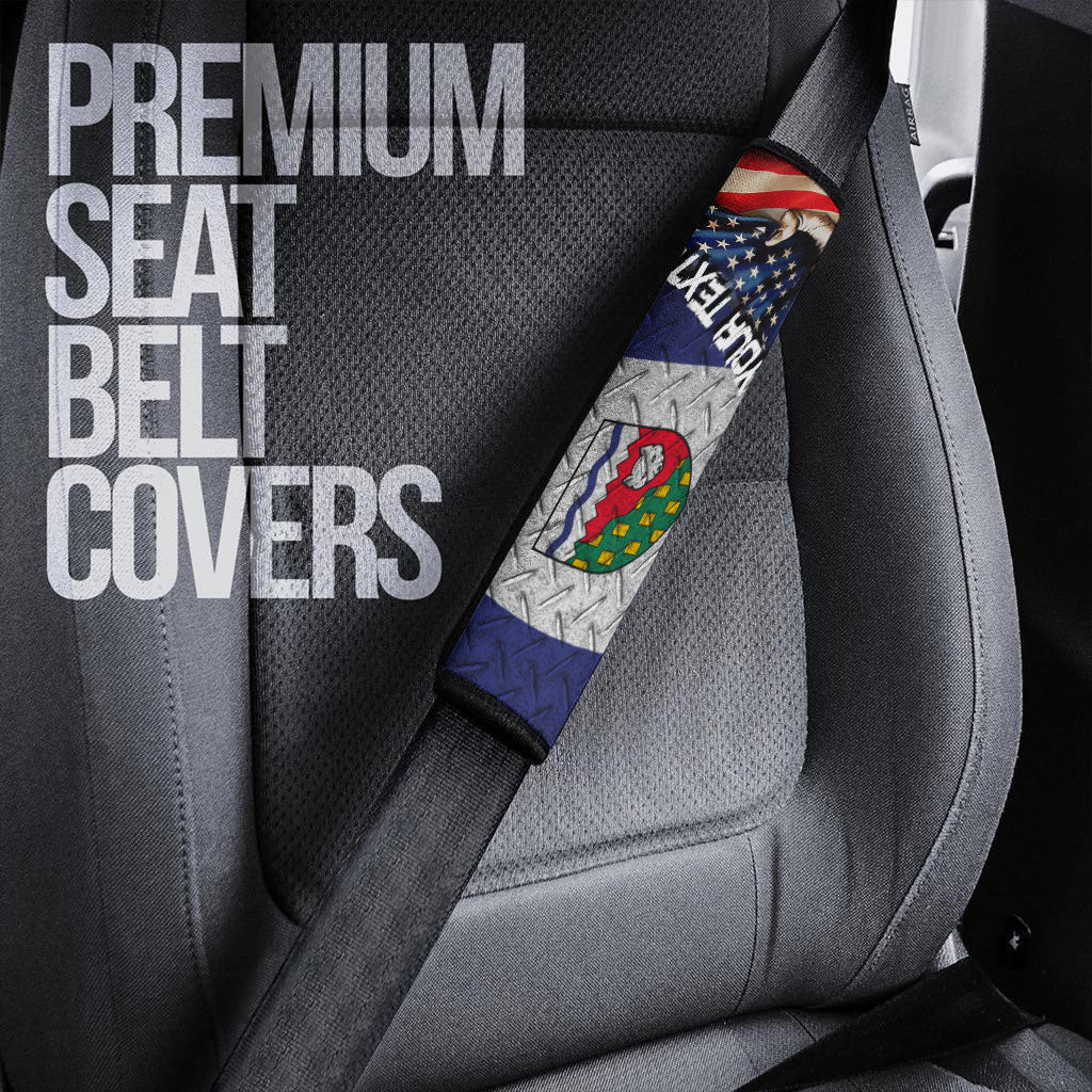 Canada Flag Of The Northwest Territories Car Seat Belt America Is A Part My Soul Custom