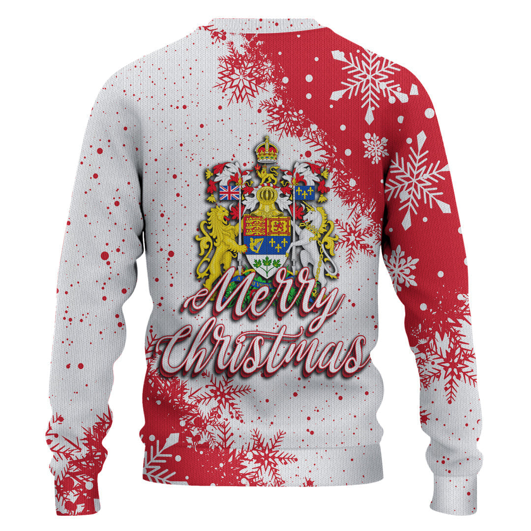 Canada Christmas Kniited Sweater Christmas