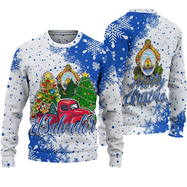 El Salvador Christmas Kniited Sweater Christmas