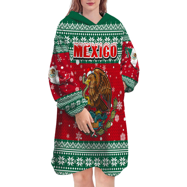 Mexico Christmas Pattern Snug Hoodie