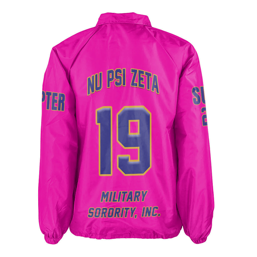 Nu Psi Zeta Pink Crossing Jacket Original Style