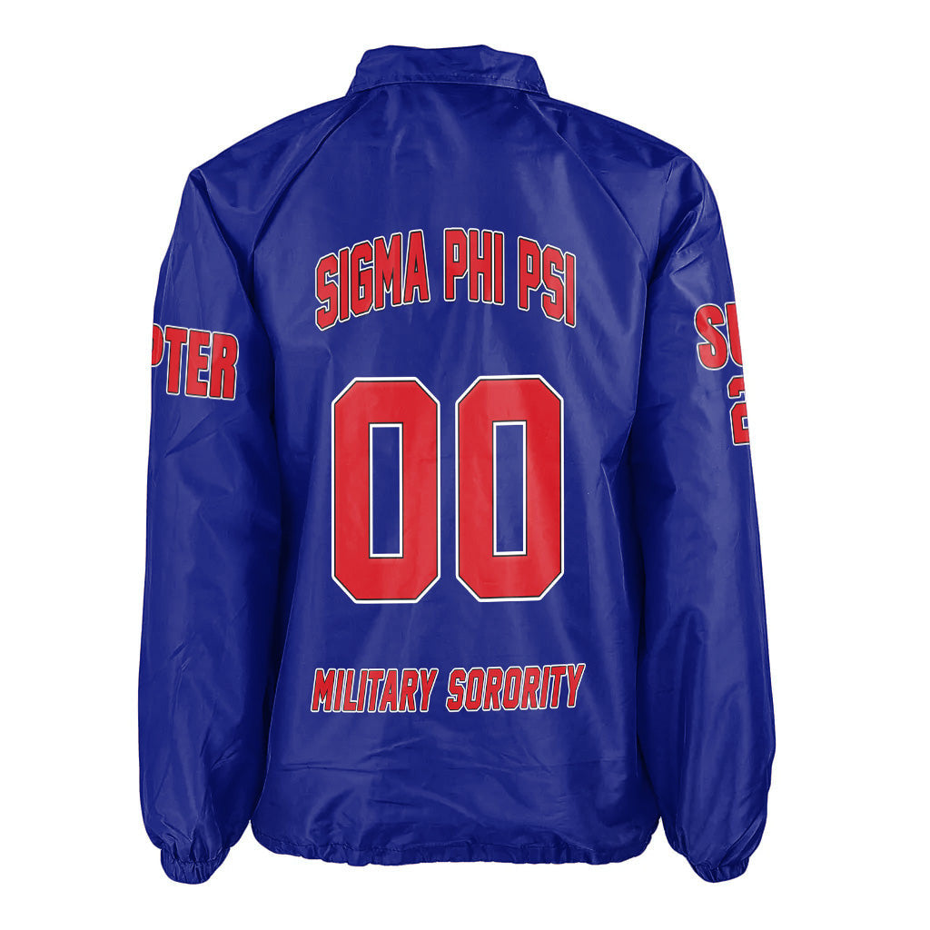 Sigma Phi Psi Blue Crossing Jacket Original Style