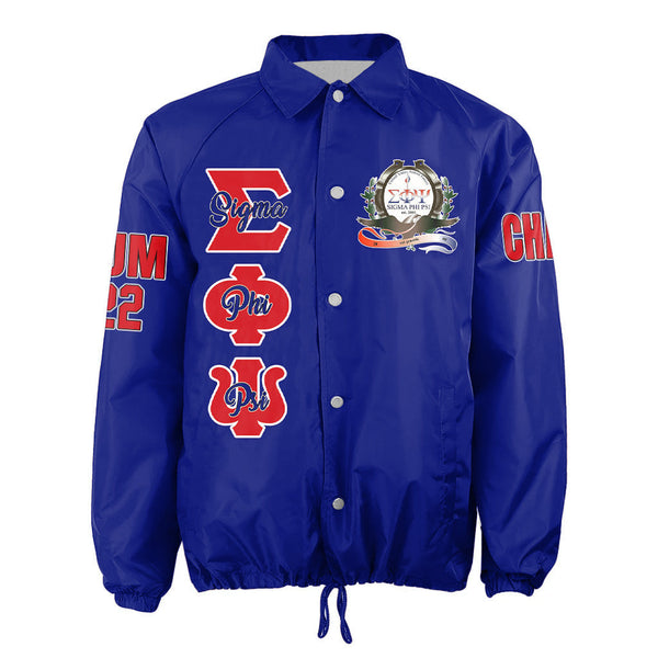 Sigma Phi Psi Blue Crossing Jacket Original Style