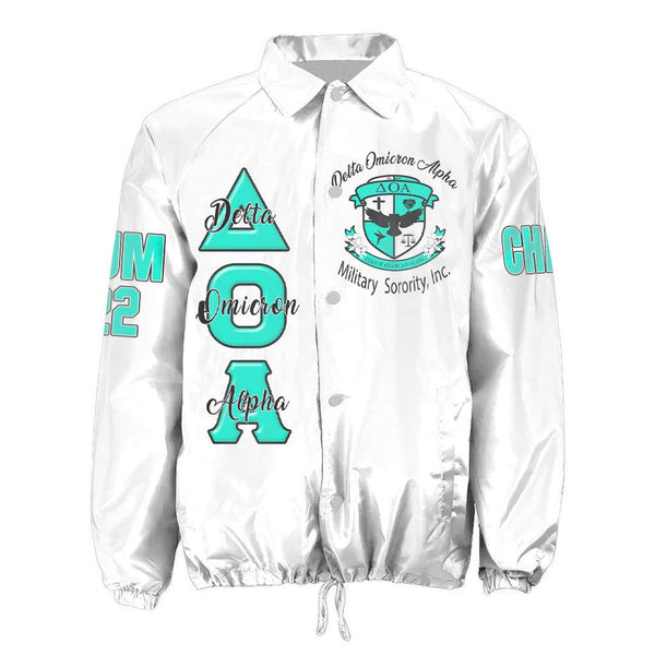 Delta Omicron Alpha White Crossing Jacket Original Style