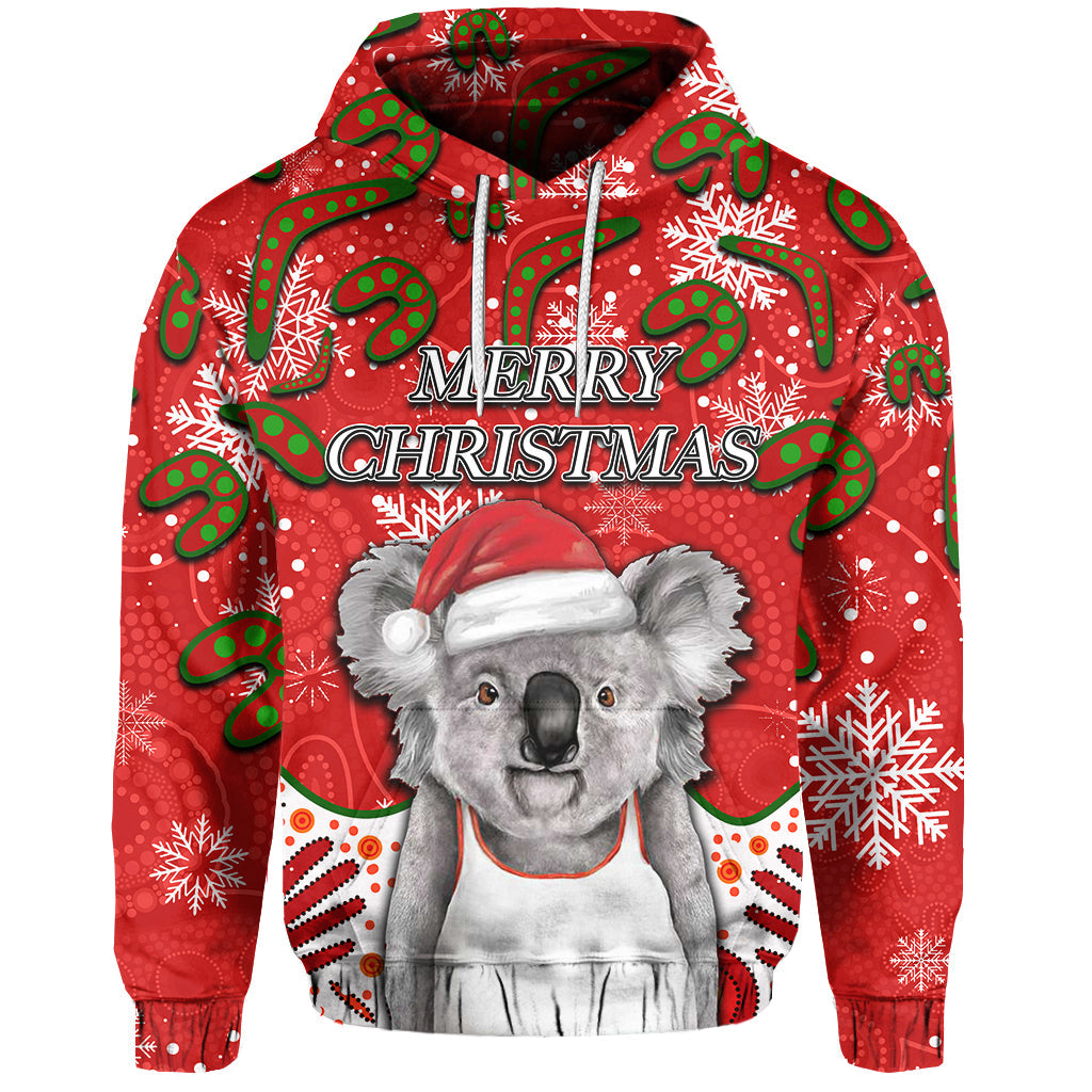 Australia Koala Hoodie Christmas Mix Aboriginal