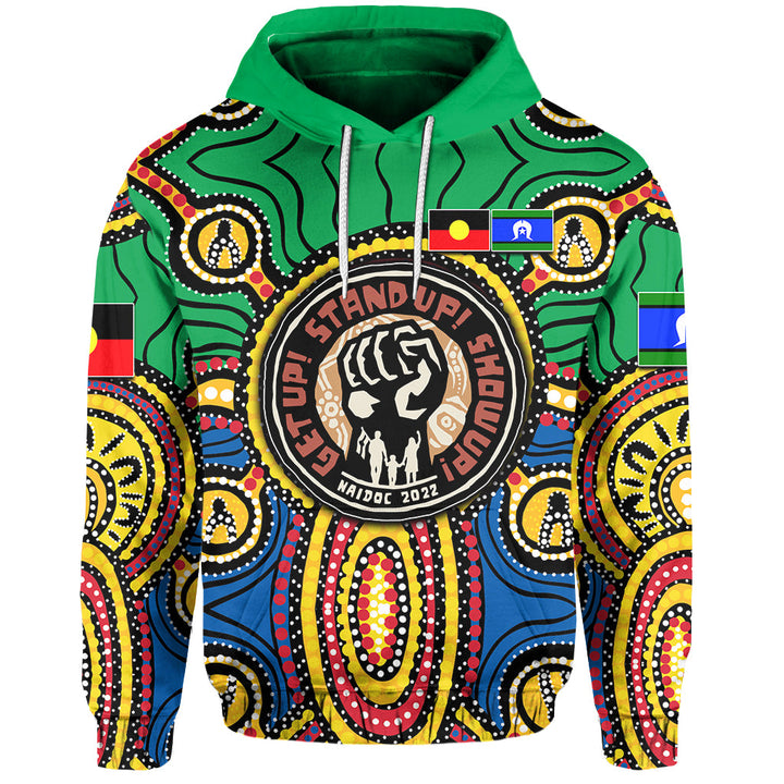(Custom Personalised) Naidoc Week 2022 Hoodie Dot Aboriginal No.1