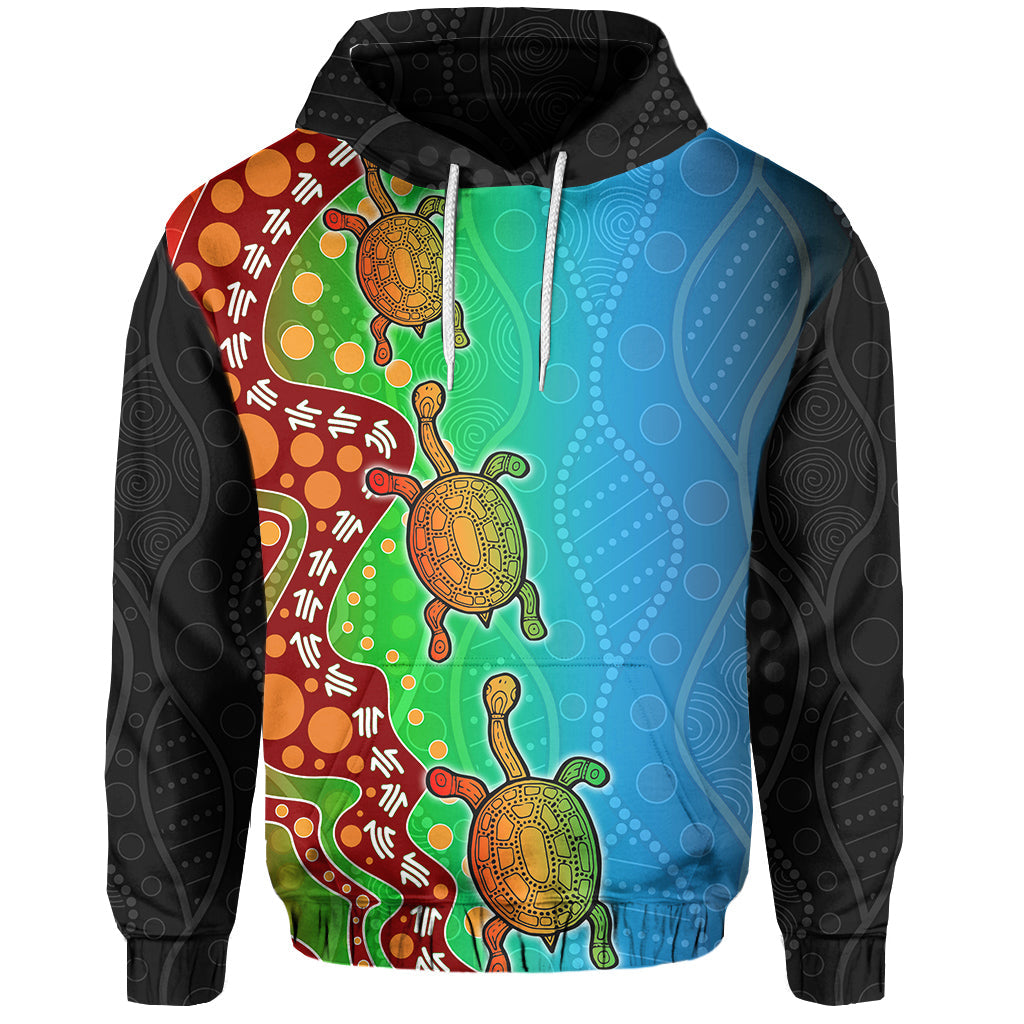 (Custom Personalised) Aboriginal Hoodie Turtle