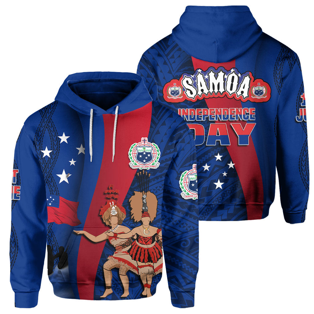 Samoa Independence Day Hoodie Celebrating Dance Style