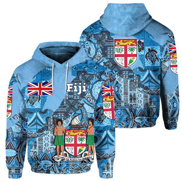 Fiji Flag & Coat Of Arms Hoodie