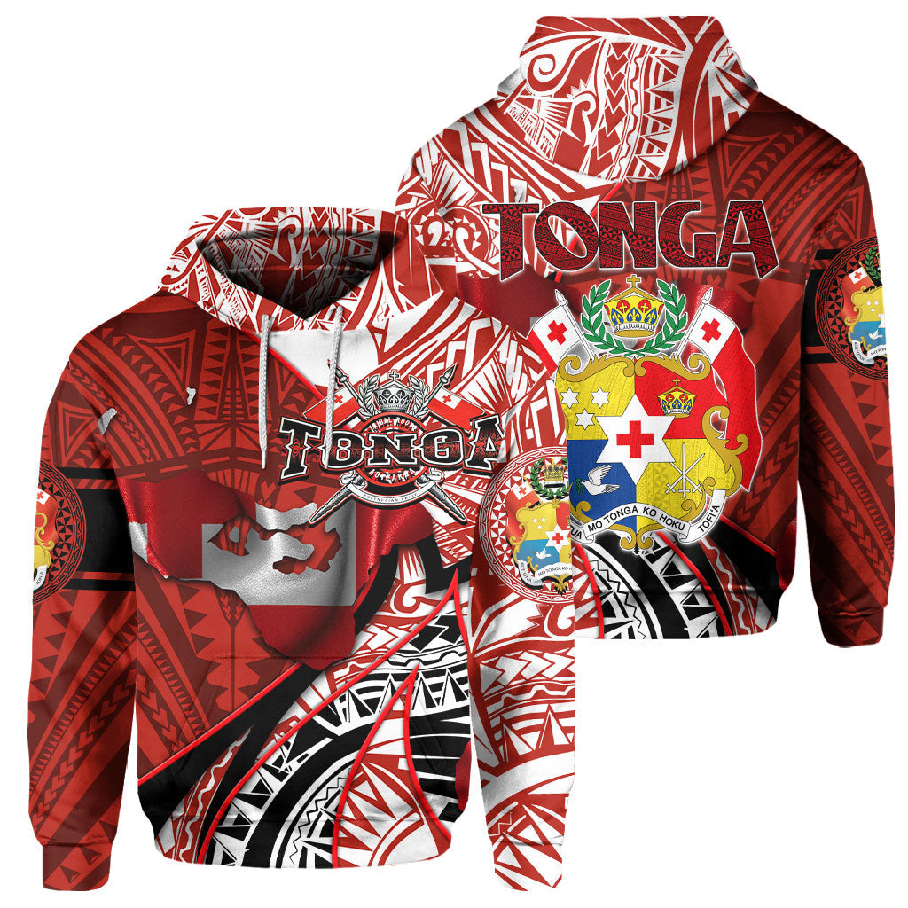 Tonga In My Heart Royal Coat Of Arms Hoodie