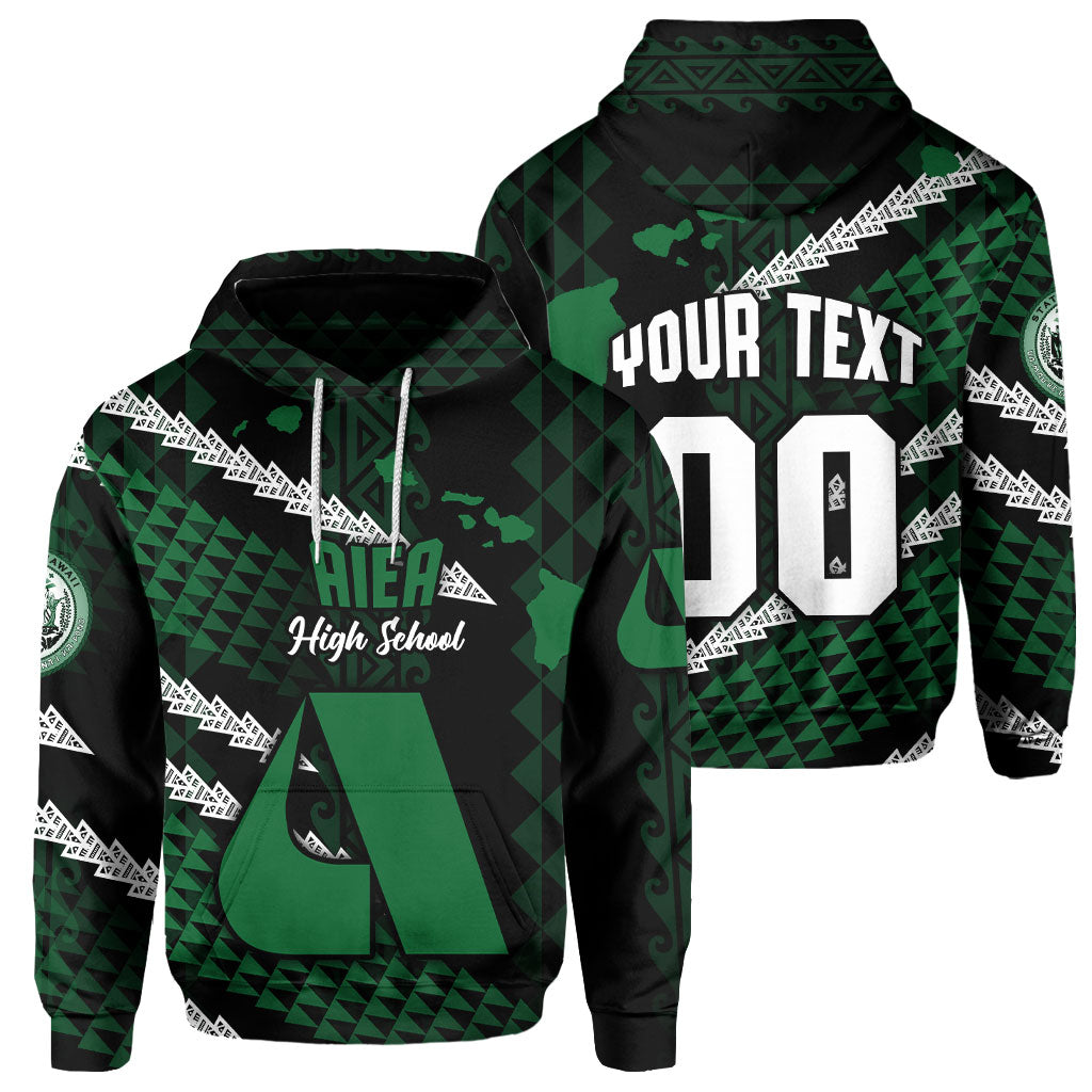 Hawaii Aiea High School Custom Hoodie Map Style