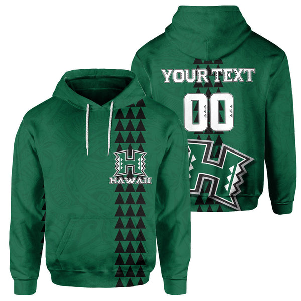 Custom Hawaii Rainbow Warriors Rugby Hoodie