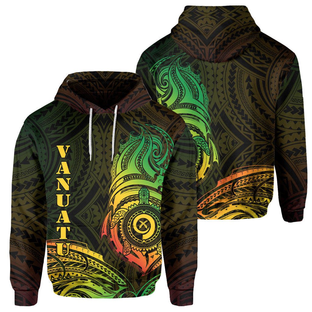 Vanuatu Hoodie Polynesian Reggae Style