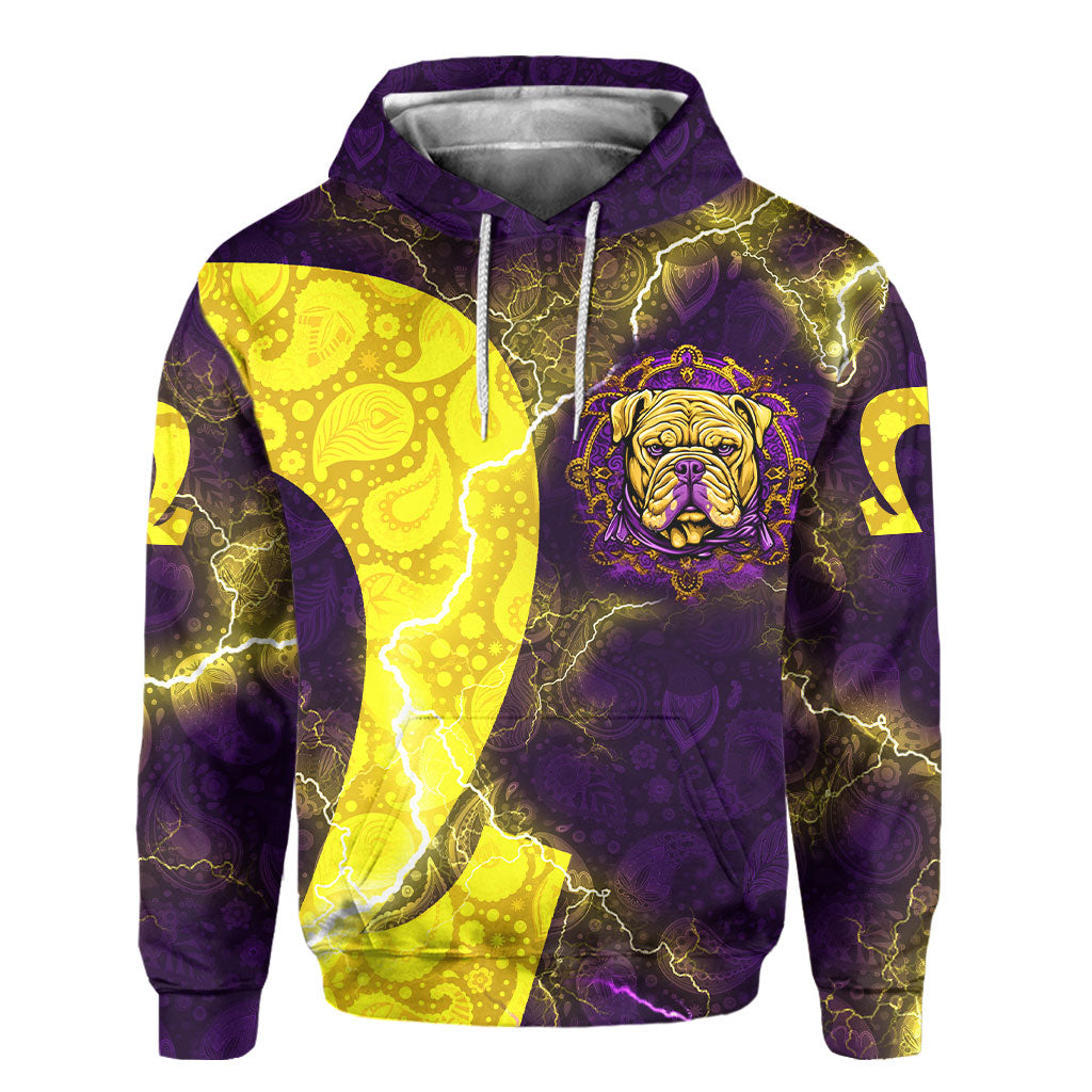 Fraternity Hoodie - Omega Psi Phi Bulldog Hoodie Thunder Style