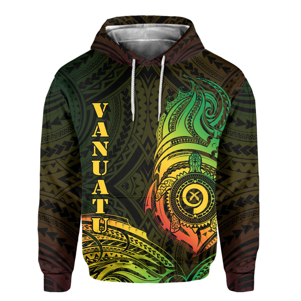 Vanuatu Hoodie Polynesian Reggae Style