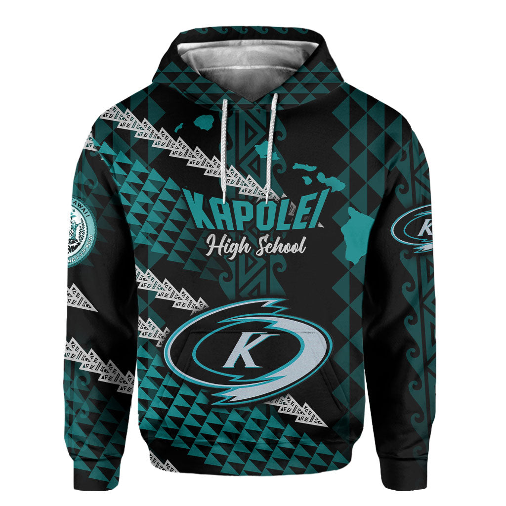 Hawaii Kapolei High School Custom Hoodie Map Style