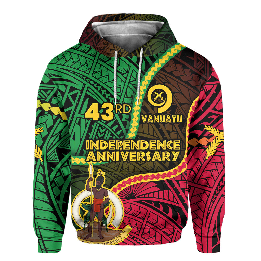 Vanuatu Hoodie Independence Day 43rd Anniversary Style