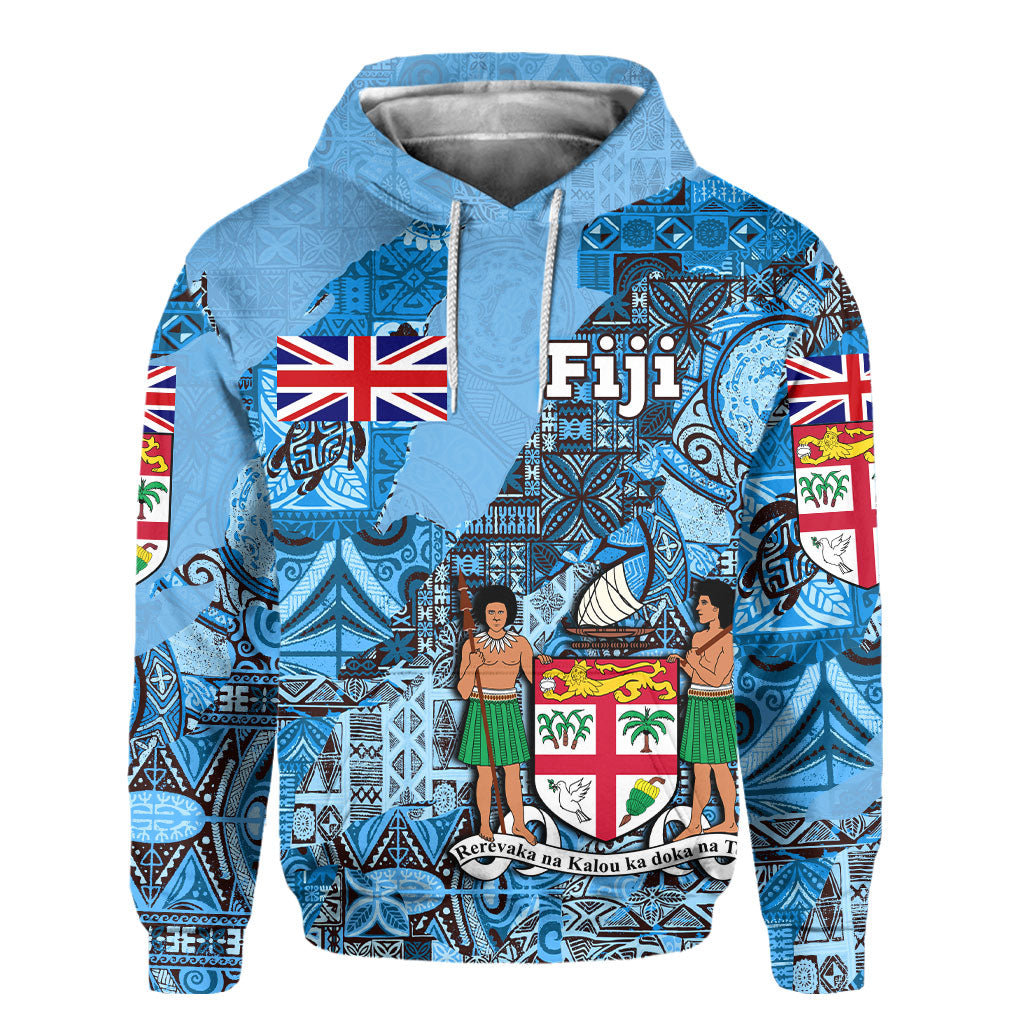 Fiji Flag & Coat Of Arms Hoodie