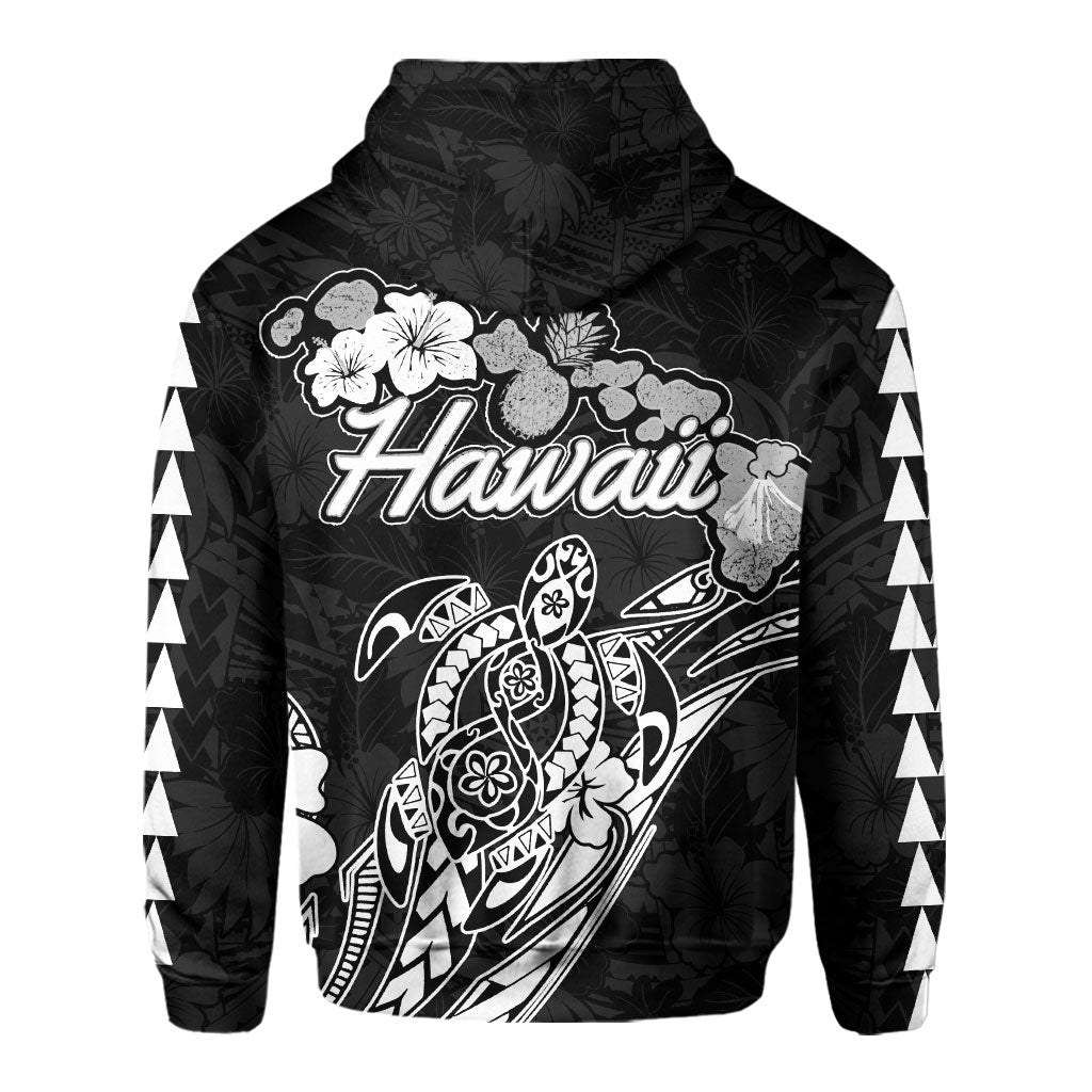 Hawaii Seal Hoodie Turtle & Map Style