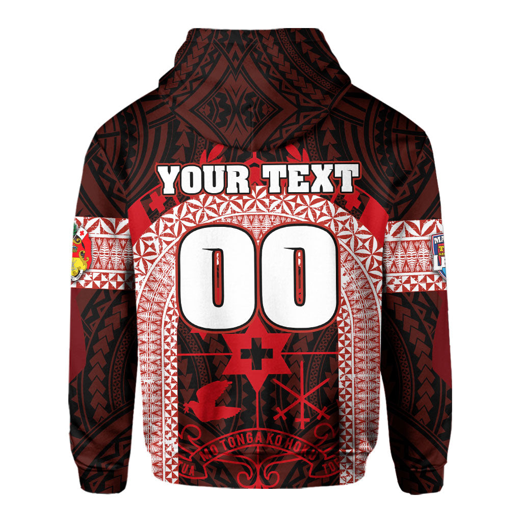 Custom Tonga Mate Ma'a Rugby League Hoodie