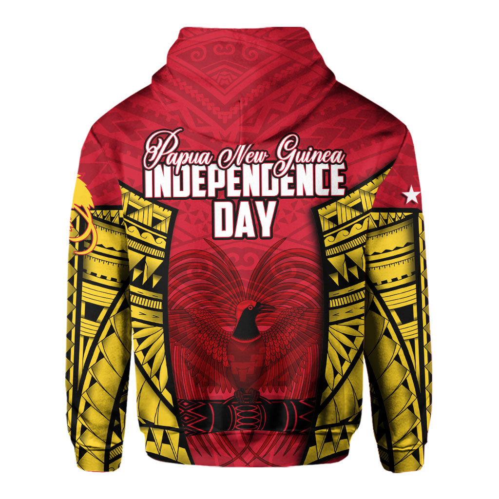 Papua New Guinea Independence Day Hoodie Raggiana Bird of Paradise Style