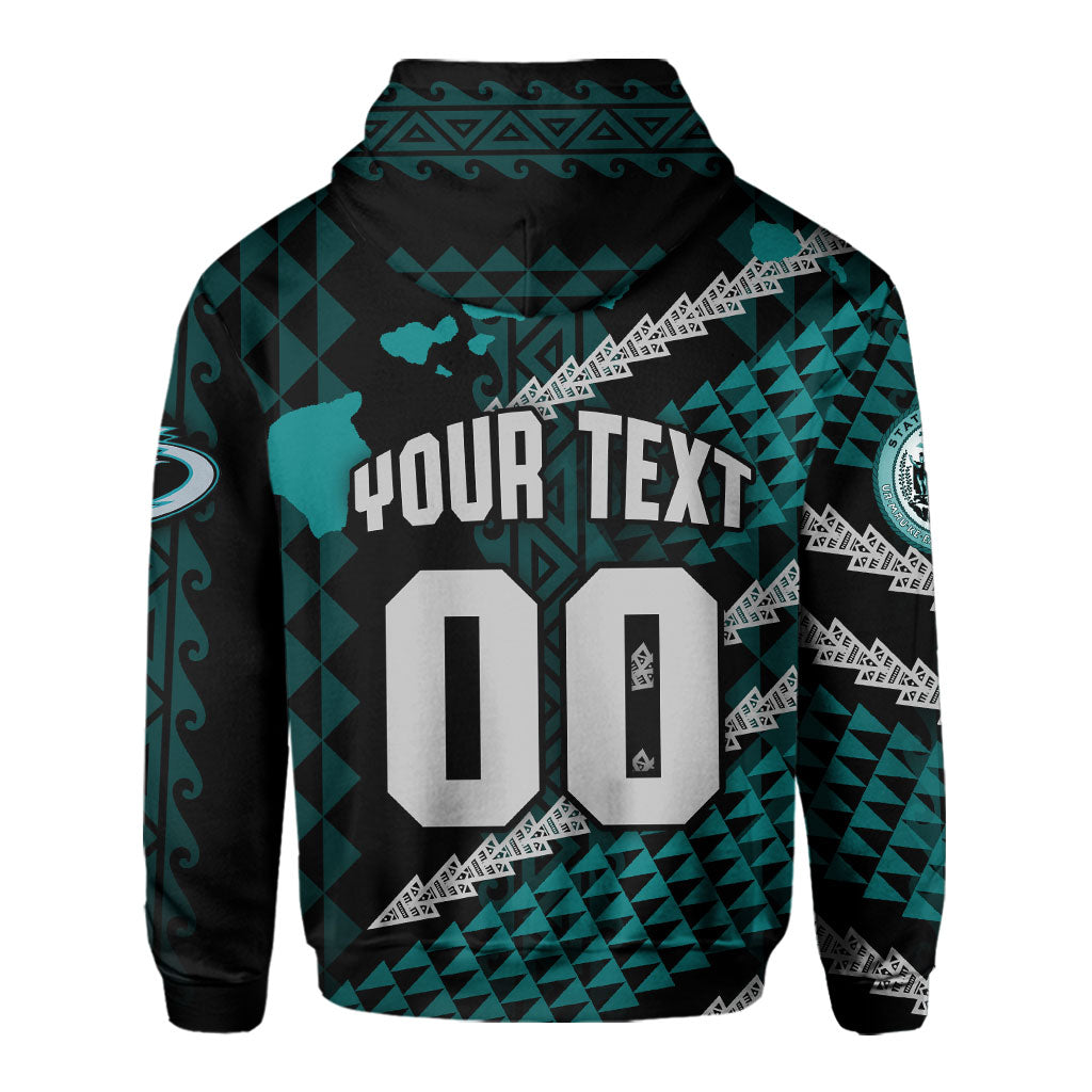 Hawaii Kapolei High School Custom Hoodie Map Style