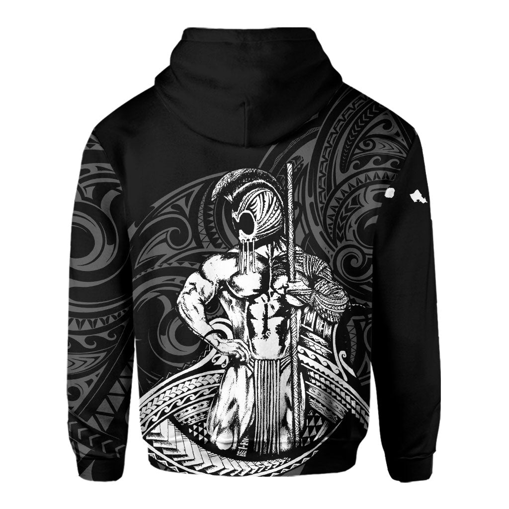 Hawaii Ikaika Warrior Hoodie Polynesian Style