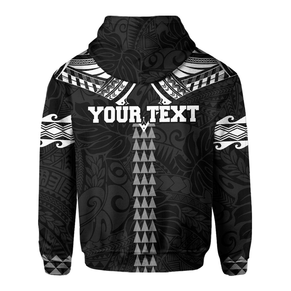 Custom Hawaii Ikaika Warrior Hoodie Polynesian Tattoo Style