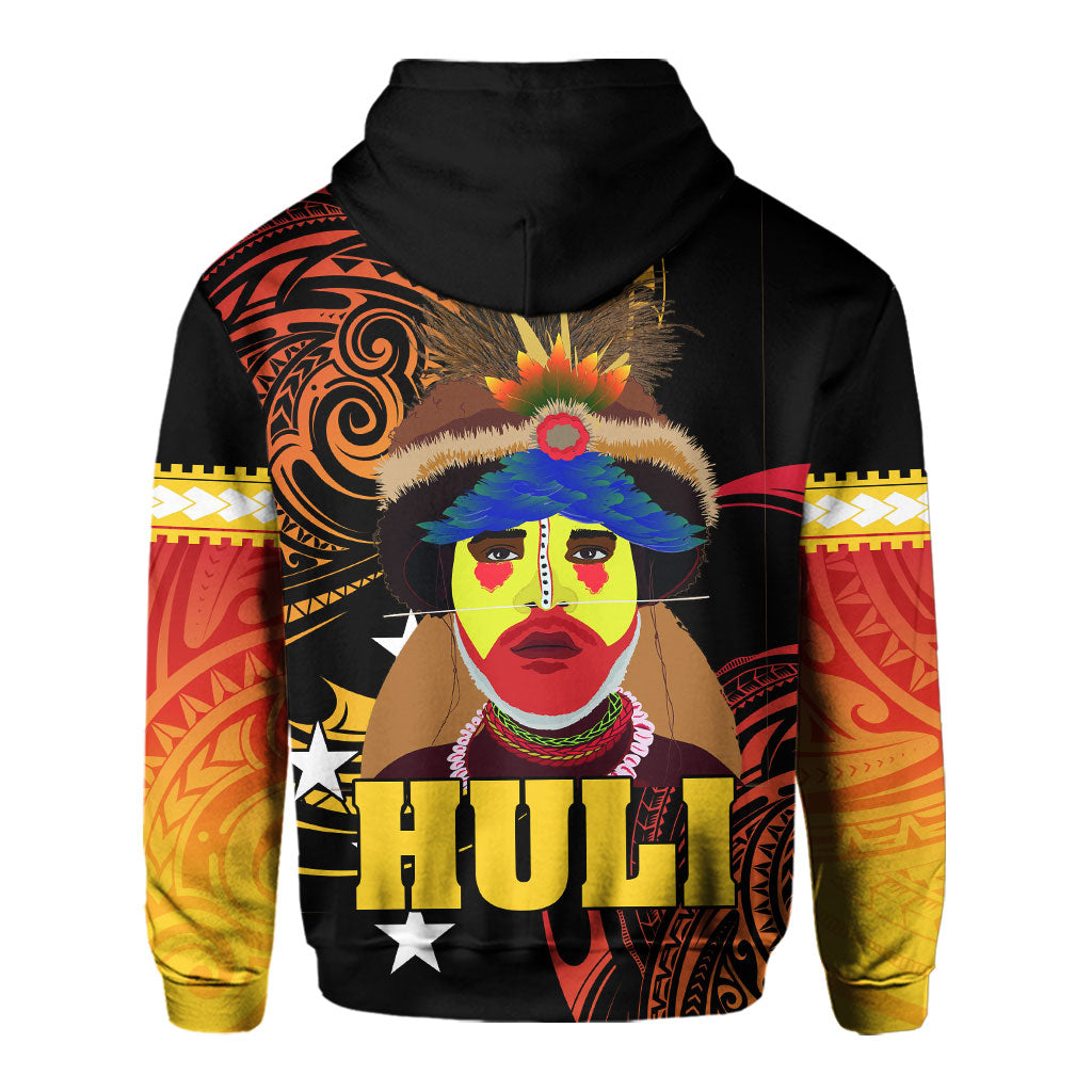 Papua New Guinea Hoodie Huli Wigmen Style