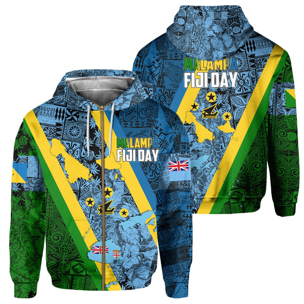 Malampa Fiji Day Zip Hoodie