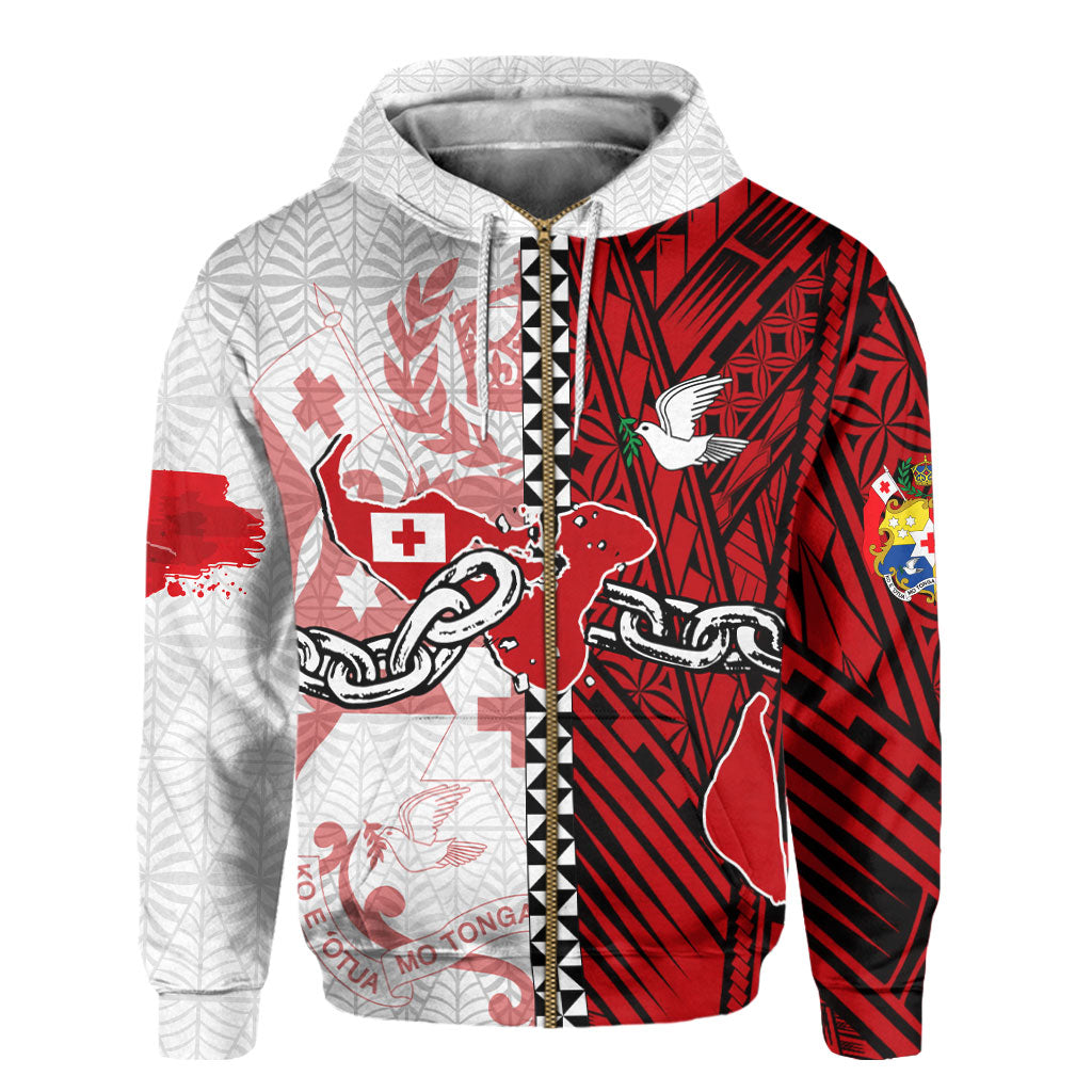 Tonga National Emancipation Day Zip Hoodie