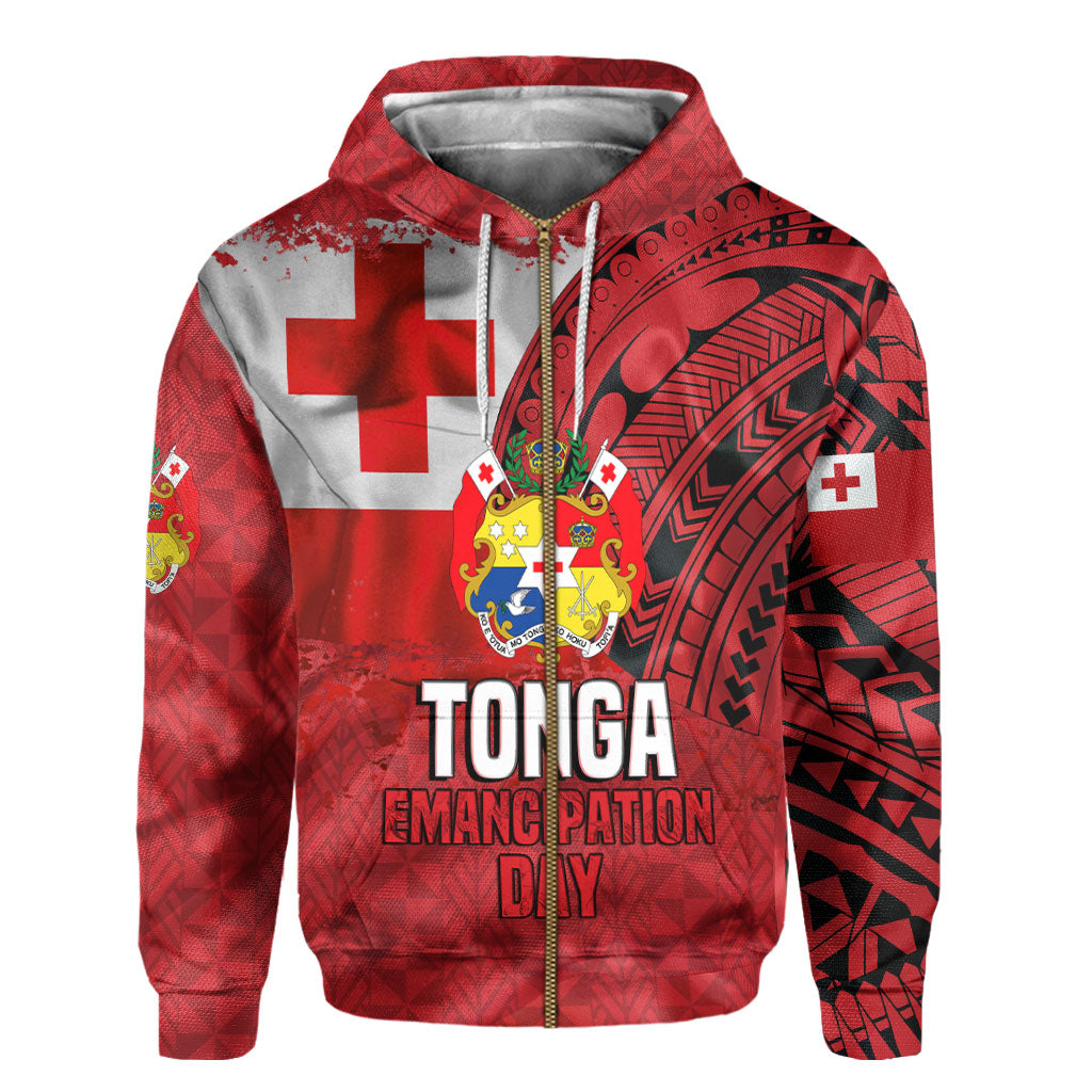 Tonga Independence Emancipation Day Zip Hoodie