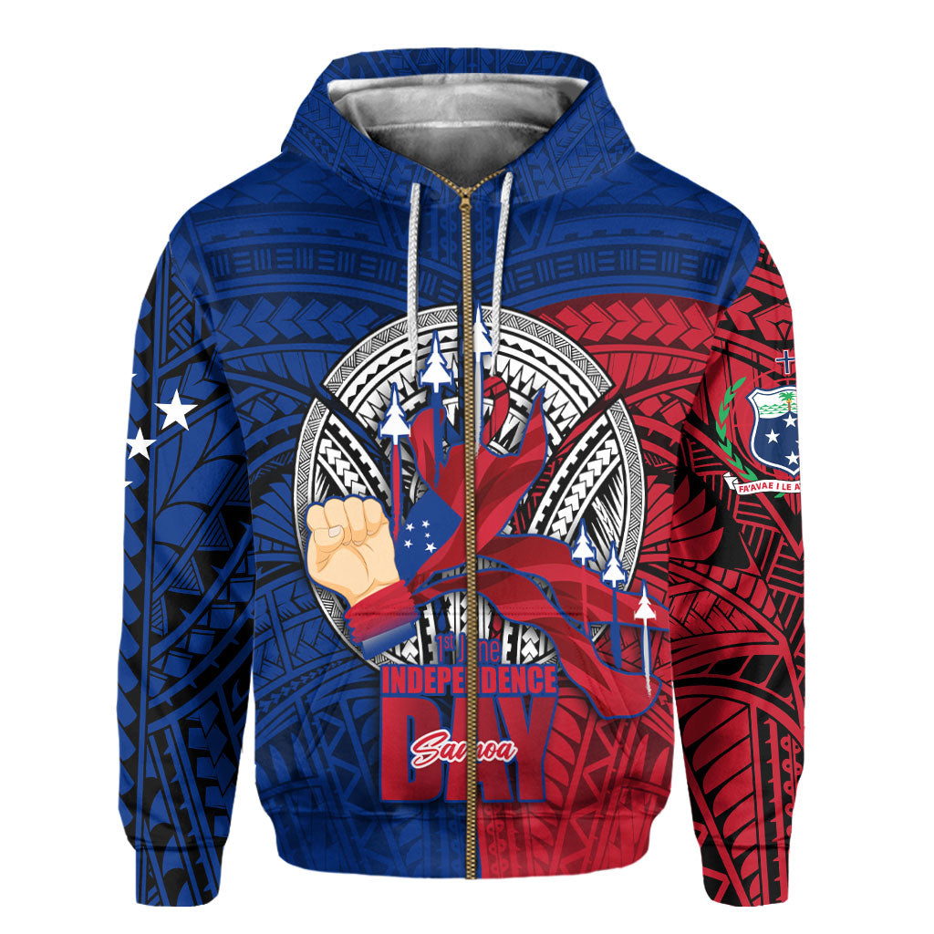 Samoa Independence Day 1st June Zip Hoodie