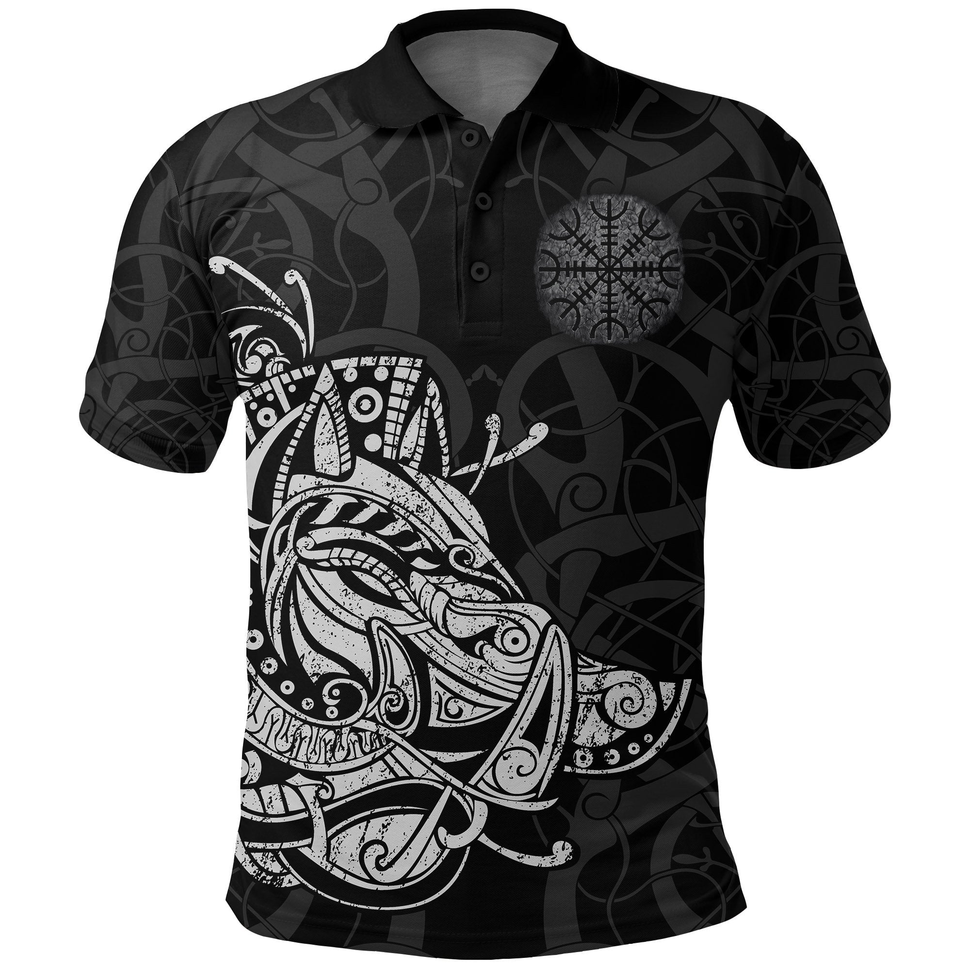 Viking Polo Shirt Boar