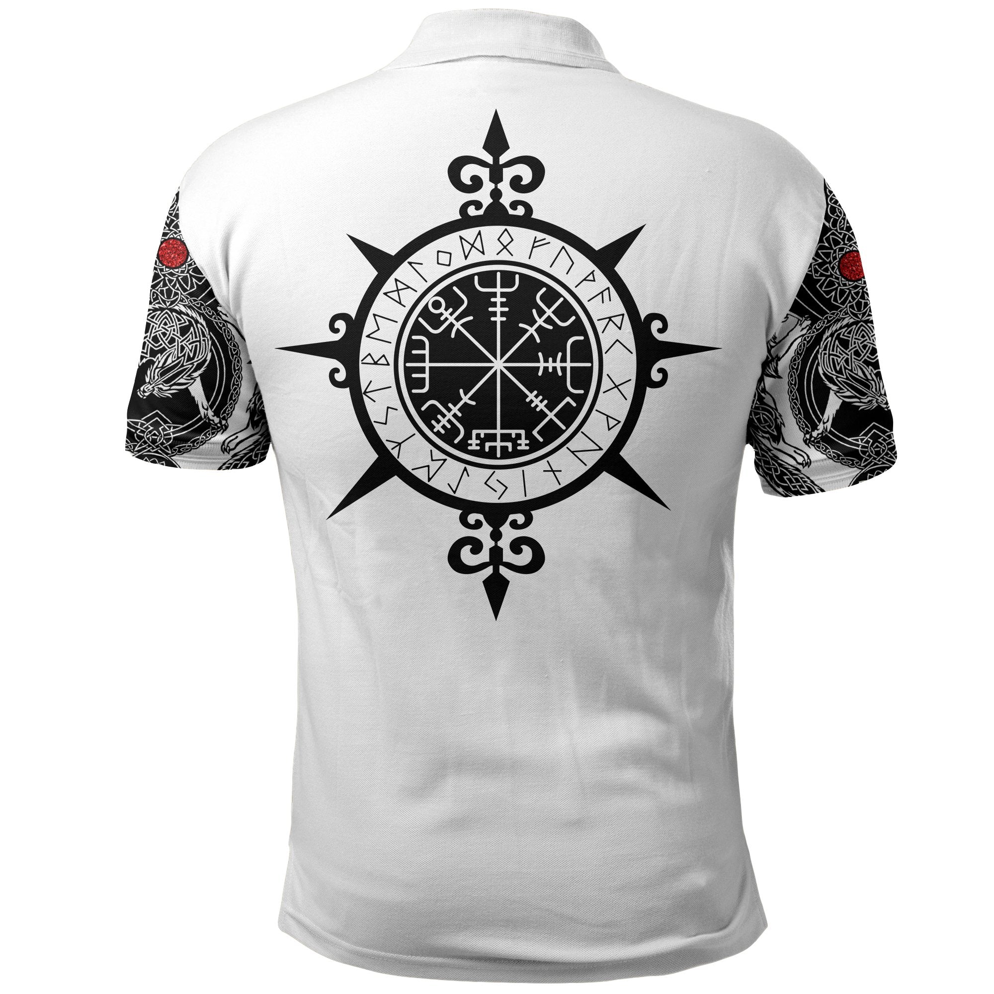 Viking Polo Shirt Tattoo All Over Print