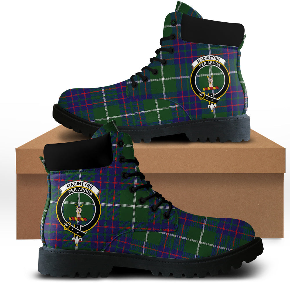 MacIntyre Hunting Modern Tartan Plaid All Season Boots