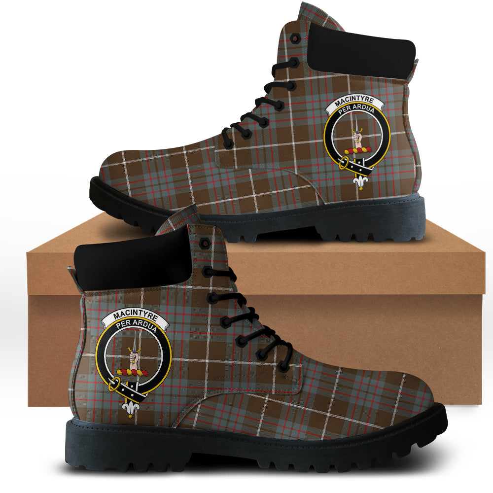 MacIntyre Hunting Weathered Tartan Plaid All Season Boots