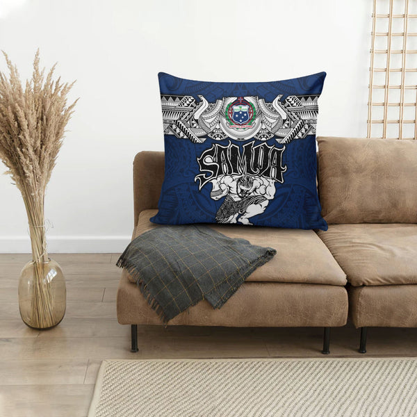 Samoa Warrior Pillow Cover