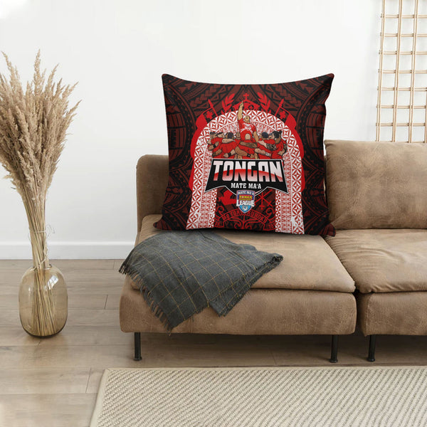 Tonga Mate Ma'a Rugby League Pillow Cover