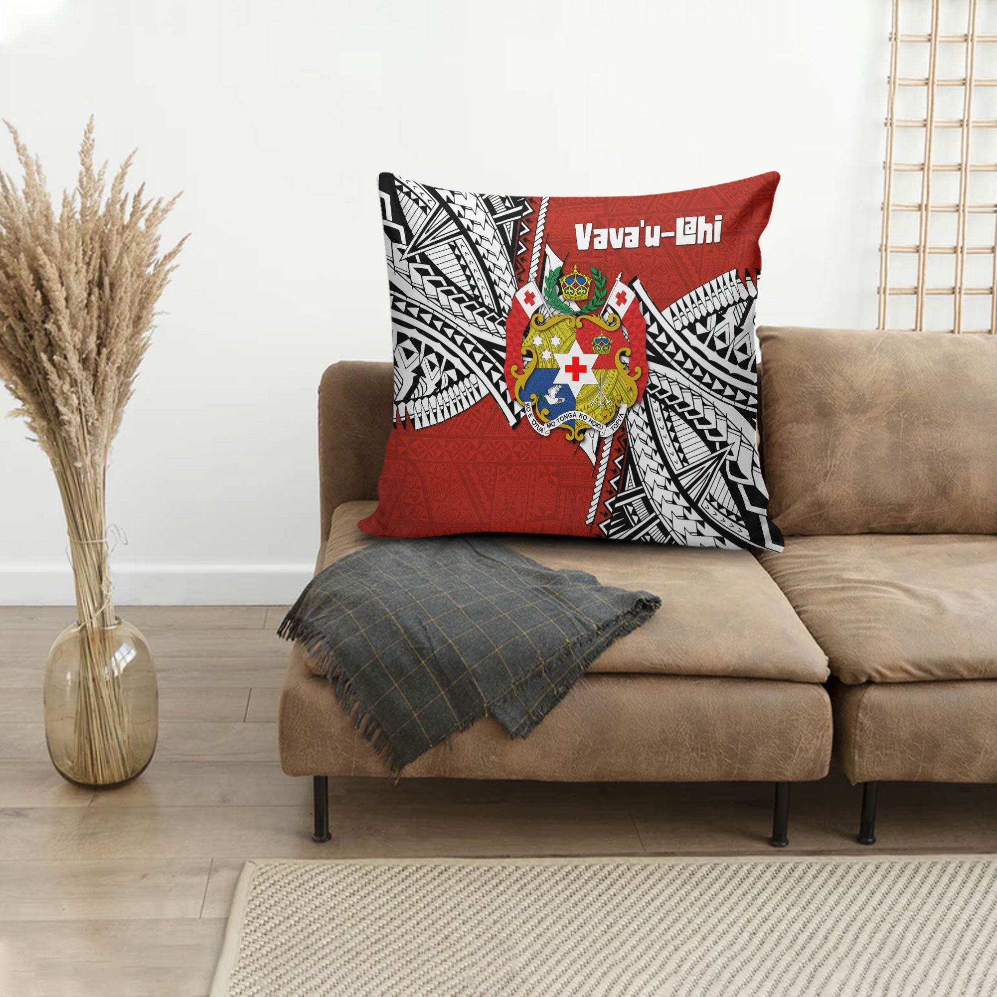 Tonga Vava'u Lahi Coat Of Arms Pillow Cover