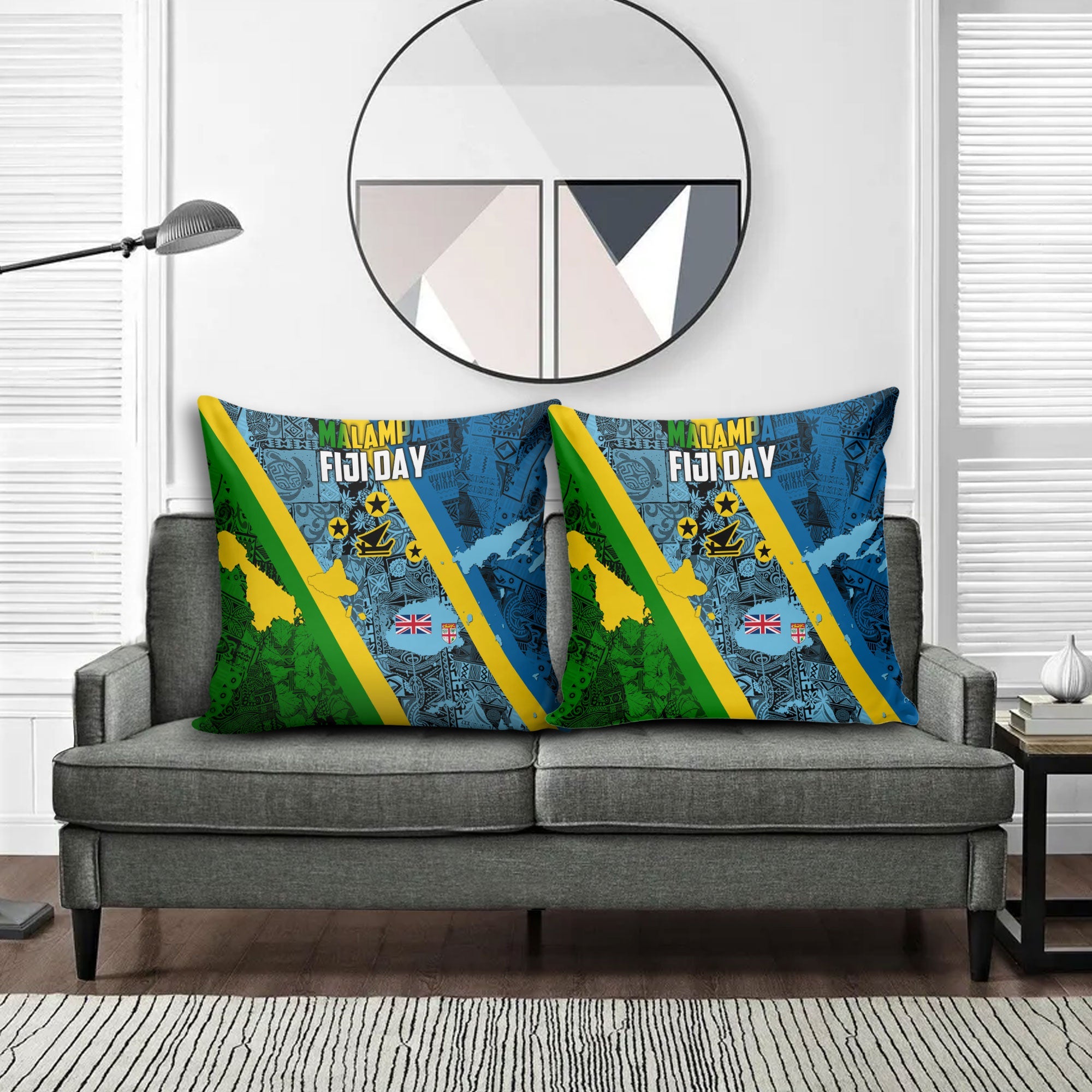 Malampa Fiji Day Pillow Cover