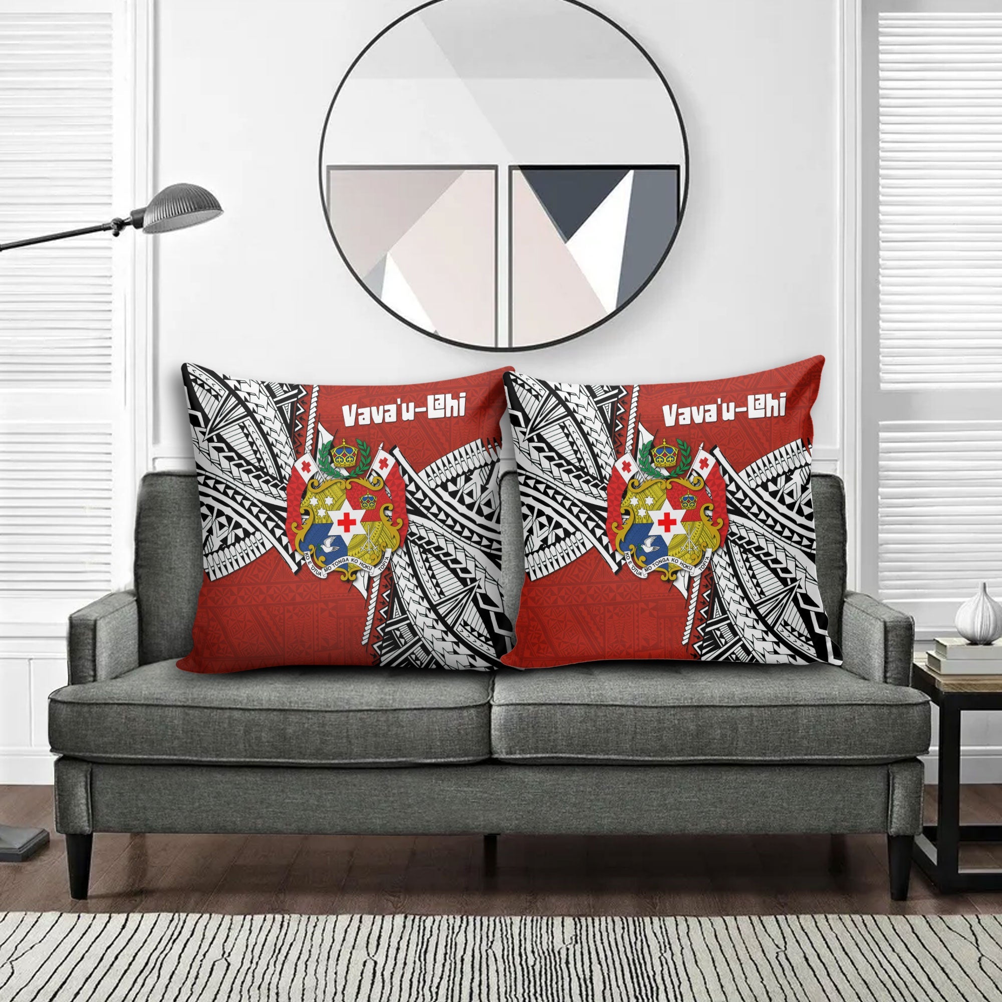 Tonga Vava'u Lahi Coat Of Arms Pillow Cover